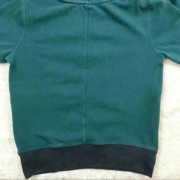 Under Armour Threadborne Green $ Black Pullover Hooded Sweatshirt Size XS - Picture 11 of 15